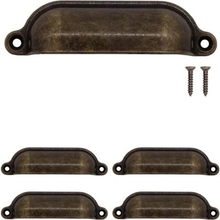 Lådhandtag, möbelhandtag, järn, för möbler, bufféer, kistor, vintage byrå, antik brons retro design husstil, 1,A