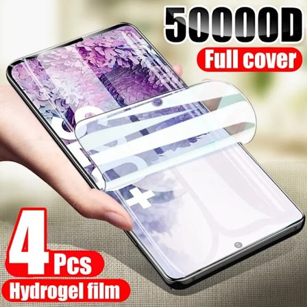 4 st Hydrogel Film Skärmskydd För Samsung Galaxy S10 S20 S21 S22 Plus S23 Ultra FE Skärmskydd För Note 20 8 9 10