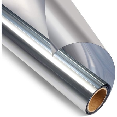 Envägs Spegel Fönsterfilm Solskydd Glasdekal, 40x200 cm