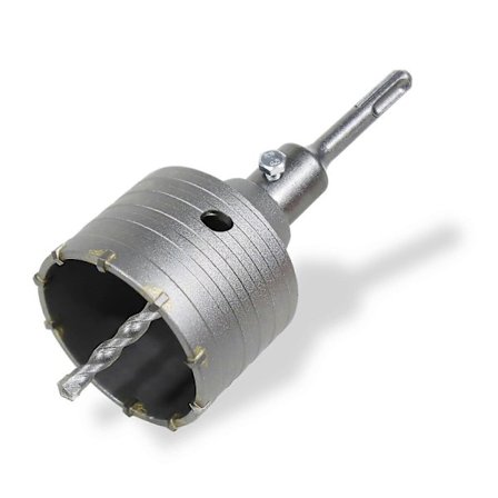 80 mm murstenshulsav Betonghulsav 8x110 mm borekrone med SDS plus adapter til murværk og beton