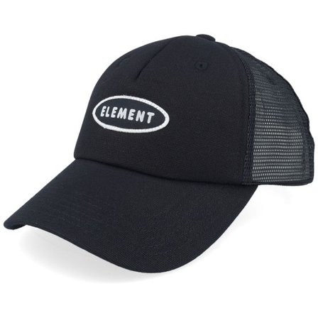 Element - Svart trucker Keps - Union Mesh Cap Flint Black A-Frame Trucker @ Hatstore