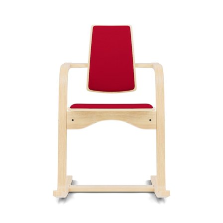 Varier Furniture Actulum - Red Polyester - Natural base