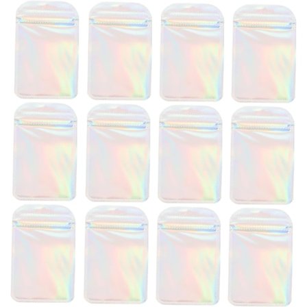 50 stk. Små smykkeopbevaringsposer Selvforseglende poser Plastik til ringe halskæder øreringe