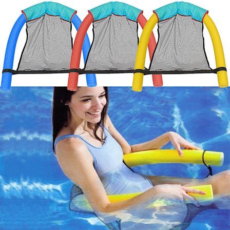 3 stk Vann Hengekøye Stol Oppblåsbar Flytende Svømming Madrass Bassengfest T