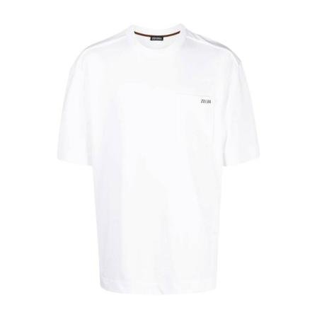 Ermenegildo Zegna T-Shirts , Wit , Heren , Maat: M