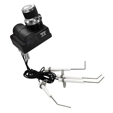 Grill Tændingskit til Blackstone 28 Tommer Griddle, 4 Udtag Universal AA Batteri Sølv Dæk Spark