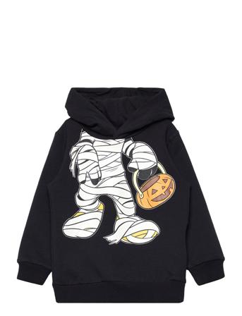 Nmmotis Mickey Sweat Bru Wdi Hettegenser Genser Svart Name It