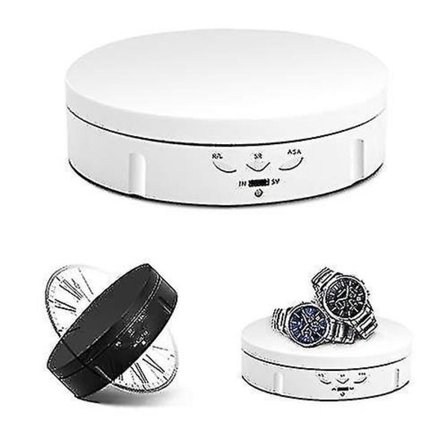 360 Asteen Sähköinen Pyörivä Pöytä - Näyttöjalusta Valokuvausta ja Videota Varten