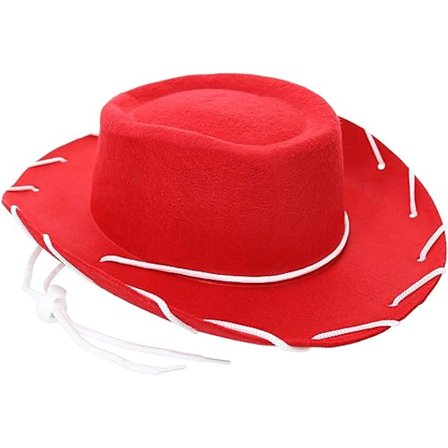 Filtet Cowboy Hat, Western Cowgirl Hat Rodeo Style Kostyme - BARN