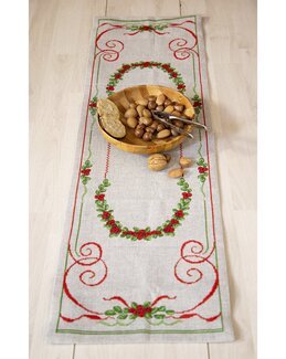 Stickpackung Läufer Preiselbeerkranz