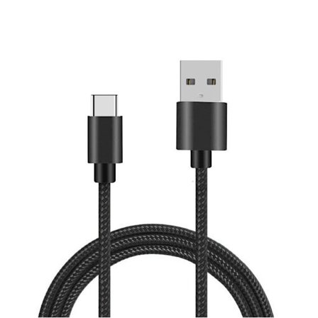 Helfärgad flätad Type-C kabel 1.2m