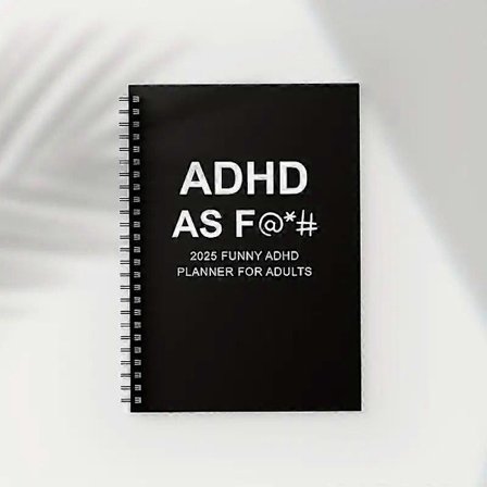 ADHD Planner 2025 Sjov ADHD Daglig Planlægger Tidsstyringsplanlægger Til Voksne