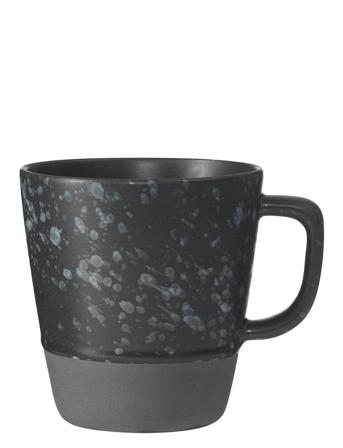 Raw Nordic Black Mug W Handle 35 Cl 1 Pcs Home Tableware Cups & Mugs Coffee Cups Black Aida