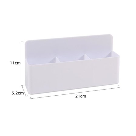 Magnetisk pennholder, 3 rom whiteboard pennholder - veggmontert pennholder