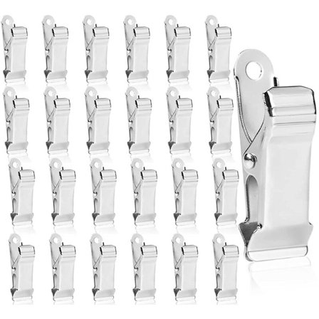 24 stk. Mini klemmer Metall Alligator klemmer 1/2 tommers tang klemmer Testlinje Alligator klemmer for arbeid, kabel