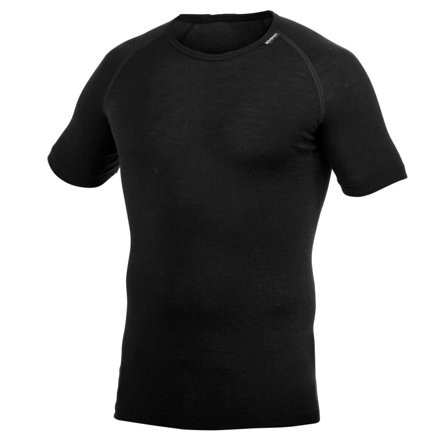 Woolpower Tee Lite Men base layer tops Black XS
