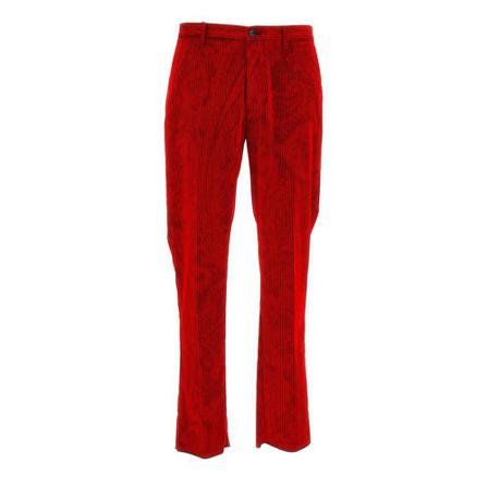 Etro, Trousers Rood, Heren, Maat:M,Cotton