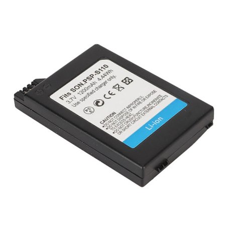 Udskiftningsbatteri til PSP S110 spilkonsol, 1200mAh lithium-ion batteri til 3000 2000 2001 2006 3001