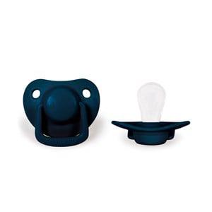 Filibabba 2-Pack Dark Blue Moments 0-6m Pacifiers One Size - Baby feeding - One size - Blue