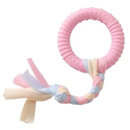 7-osainen koiran lelusetti, pentujen purulelut, luonnonkumiset koiranlelut, myrkyttömät, purentakestävät, puhdistaa hampaat pennuille tai 