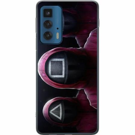 Motorola Edge 20 Pro Genomskinligt Skal Squid Game