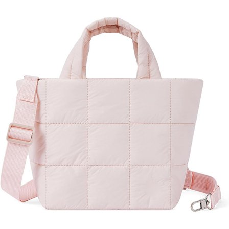 Justerbar Rem Quiltet Skuldertaske Puffy Lille Håndtaske Til Daglig Brug