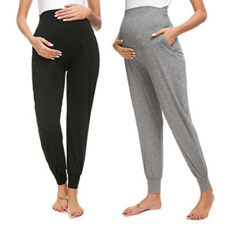 Gravid Bukser Gravid Løse Casual Bukser Gravid Bukser gray S