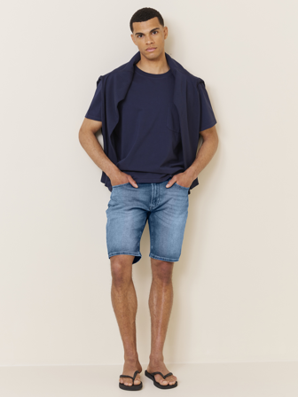 Jean Paul - Pierre knit shorts - Herre - Blå - Shorts - S