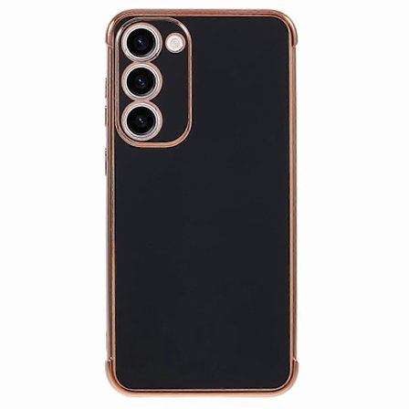 Elektroplettert ramme TPU mykt telefondeksel for Samsung Galaxy S23