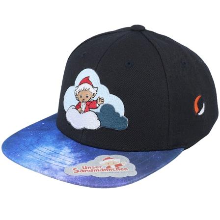 Unser Sandmännchen - Svart snapback Caps - Kids Sandmännchen Clouds Black/Space Snapback @ Hatstore