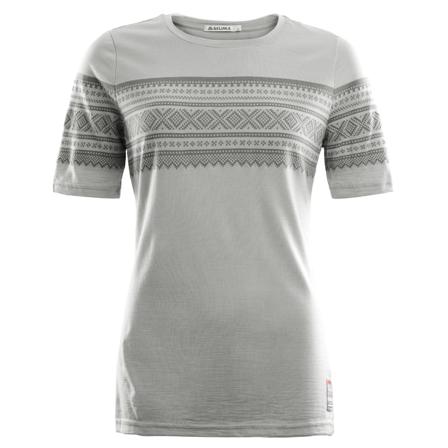 Aclima DesignWool Marius T-Shirt Women Women short-sleeved sweaters Grey L