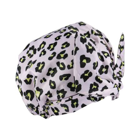 Duschmössor Flower Print Vattentät Elastisk Lång Kort Hatt