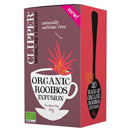 Clipper Rooibos Te Ø 20 breve, Helse & Madvarer, Te, Øvrig Te