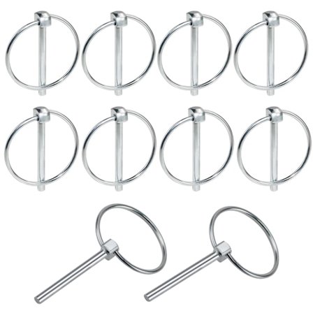 Pin Clip 10 PCS Jordbruks Pin Clips 4.5mm Trailer Pin Assortment Kit för Bilfästning Trailer Tr