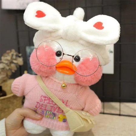 30 cm pehmolelu Pato Lalafanfan ankka pehmolelu Kawaii täytetty paperiankka halaus söpö eläin pehmot lelut lapsille tytöille joululahja
