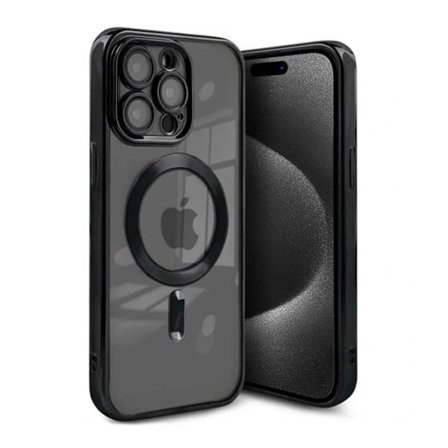 Luxury Mobilskal med Magsafe iPhone 15 Pro - Svart