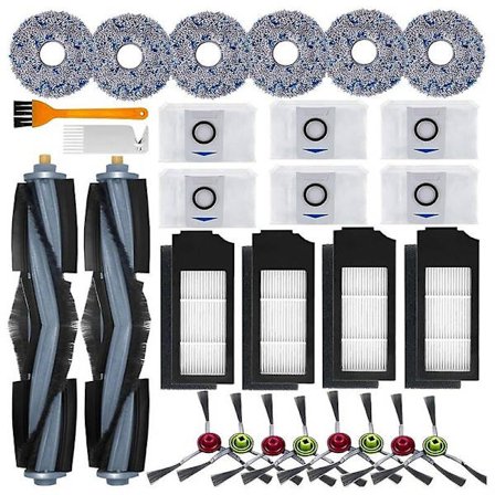 Imurin rullanharjan varaosat Ecovacs DEEBOT X1 Omni:lle, korvaavat osat Ecovacs Deebot X1 Turbo:lle