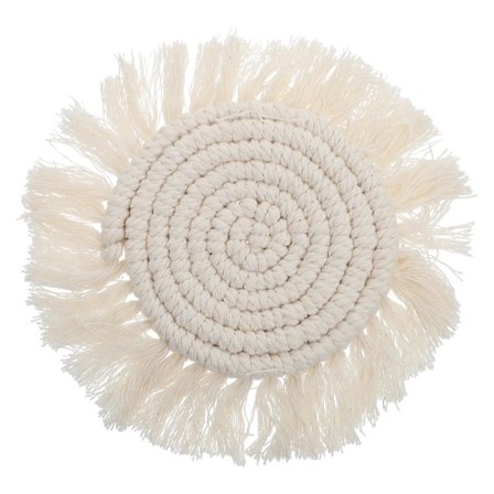 Rund Kopbrik Håndvævet Bordbrik Bordplade Kopbrik Varmeisolering Kop Underkop