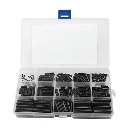 390 Stk Rullestift Sæt Split Expansion Pin Elastisk fjederdyvel