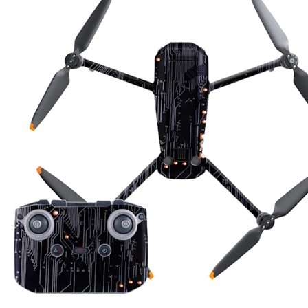 Vattentät självhäftande PVC Drone Hud Kroppsskydd Fjärrkontroll Arm Skydd för Mavic 3 Tillbehör