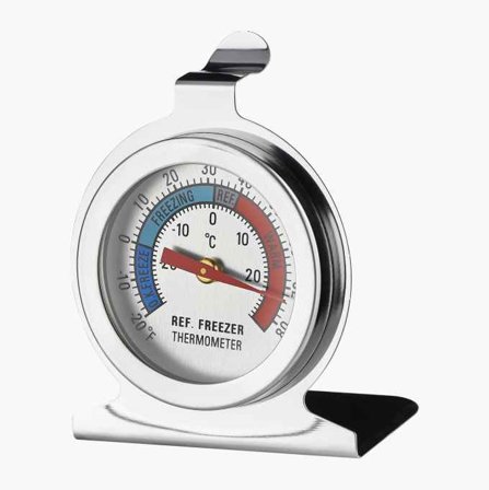 Kyl- och frystermometer rund - Biltema