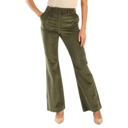 Manila Grace, Wide Trousers Groen, Dames, Maat:L