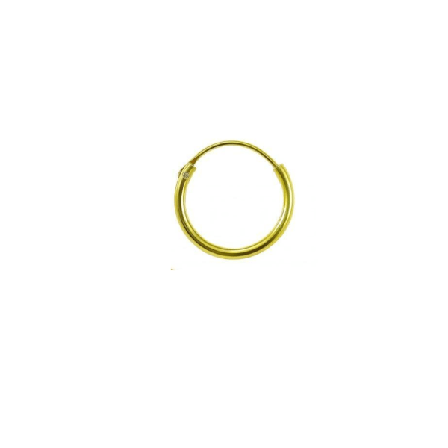 12 mm. Viehätyssormus 925 Sterling hopeaa kultapinnoitteella