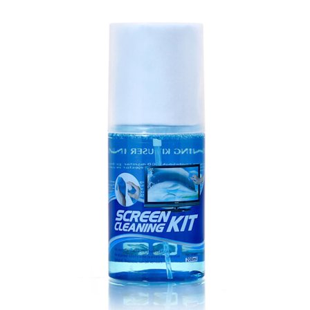 Puhelimen näytönpuhdistusaine 200 ml Suuri kapasiteetti Tehokas puhdistus Tietokone Matkapuhelin Digitaalinen näytönpuhdistusaine Sininen