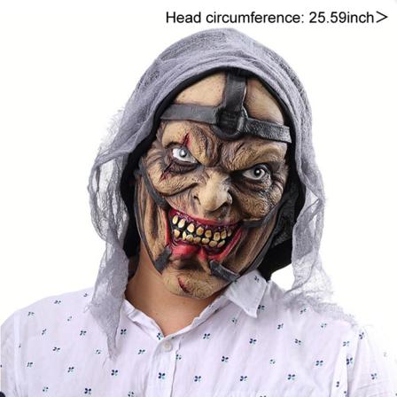 Halloween Häxa Skrämmande Latex Halloween Dress Up Mask