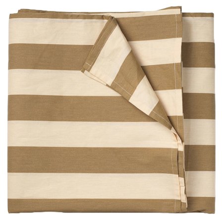 Midnatt Simona duk 330x145 cm, grønn/gul