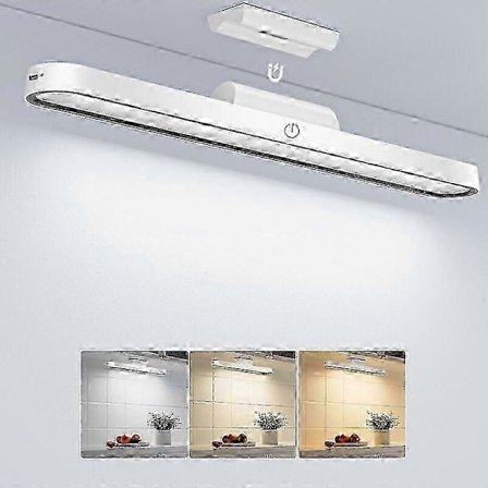 Trådlös LED Kökslampa, USB Uppladdningsbar Lampa, Magnetisk Lampa, Justerbar Ljusstyrka Skrivbordslampa (FMY)