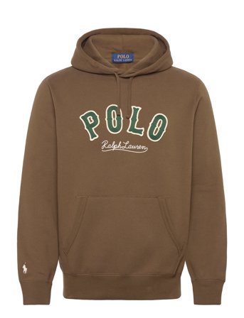 Polo Ralph Lauren The Rl Fleece Western-Logo Hoodie - Brown - S