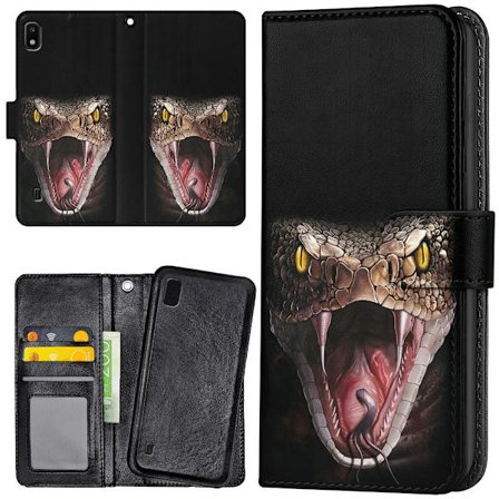 Samsung Galaxy A10 - Plånboksfodral/Skal Snake