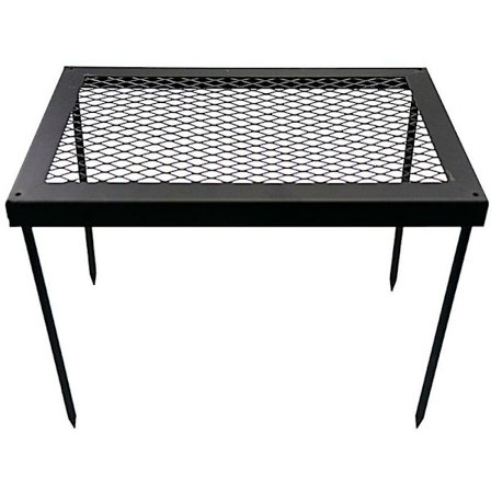 Utomhus praktisk järnnätsbord grillbord picknick diskställ under diskavrinning (Quad)